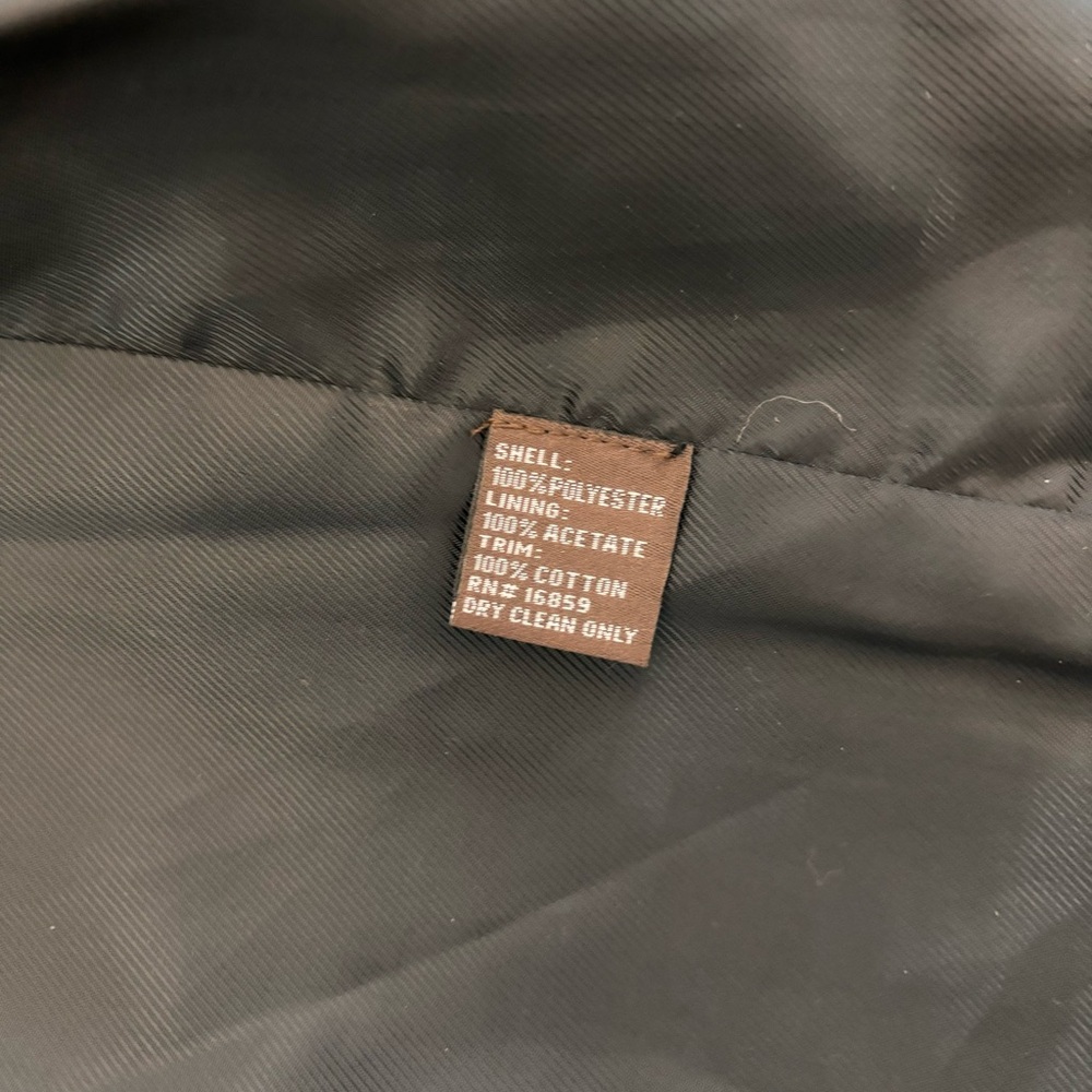 J. McLaughlin Faux Fur Tunic Embroidered Trim Lined Vest XS - Picture 7 of 7